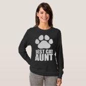 Best cat aunt t-shirt (Voorkant volledig)
