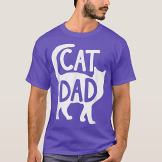 Best Cat Dad Day Mannen Kat cadeaus voor Fathe T-shirt