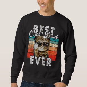 Best Cat Dad Ever Daddy Father's Day Father Saying Trui