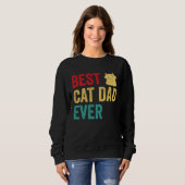 Best Cat Dad Ever Trui (Voorkant volledig)