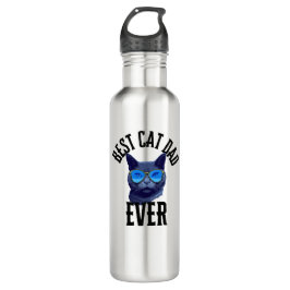 Best Cat Dad Ever  Waterfles
