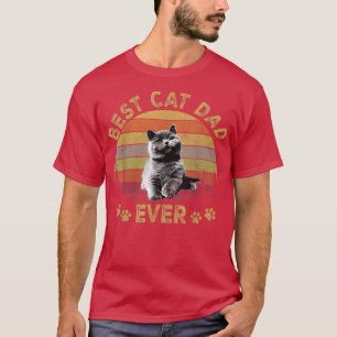 Best Cat Dad EverFunny Cat Father Day 2022 T-shirt