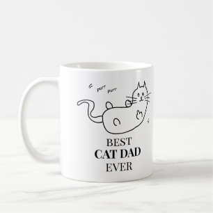 Best Cat Dad over Coffee Mok