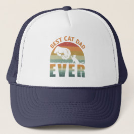 Best Cat Dad over Trucker Hat Pet