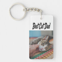 Best Cat Dad Photo Black