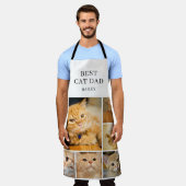 Best Cat Dad Photo Collage  Schort (Gedragen)