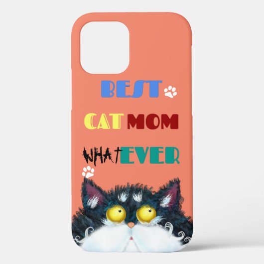 Best Cat Mam Ever | Gekke kat Lovers Funny Case-Mate iPhone Case (Achterkant)