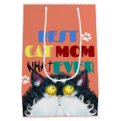 Best Cat Mam Ever | Gekke kat Lovers Funny Medium Cadeauzakje (Achterkant)