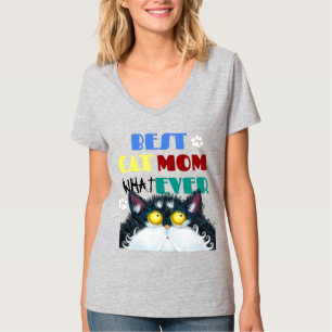 Best Cat Mam Ever Gekke kat Lovers Funny T-shirt