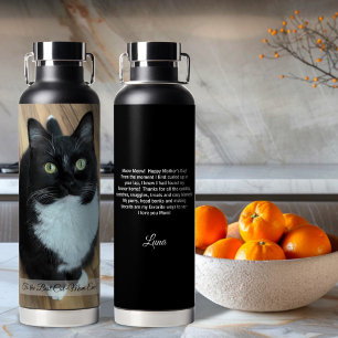 Best Cat Mam Ever Kaart moederdag Waterfles