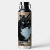 Best Cat Mam Ever Kaart moederdag Waterfles (Voorkant)