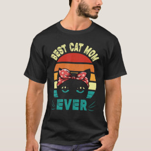 Best Cat Mam Ever Meow Mam  Women Messine B T-shirt