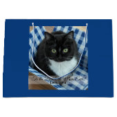 Best Cat Mam Ever Photo Groot Cadeauzakje (Voorkant)