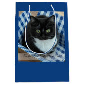 Best Cat Mam Ever Photo Medium Cadeauzakje (Voorkant)