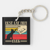 Best Cat Mam Ever Sleutelhanger (Achterkant)