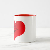 Best Cat Mam Ever Tweekleurige Koffiemok (Center)