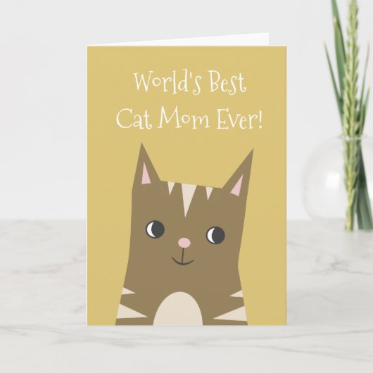 Best Cat Mam | MOEDERDAG Kaart (Voorkant)