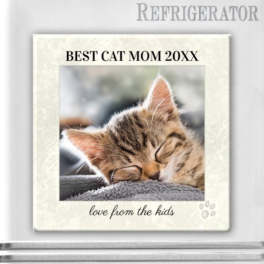 Best Cat Mam Moederdag Photo Magnet Magneet