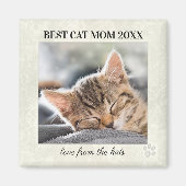 Best Cat Mam Moederdag Photo Magnet Magneet (Voorkant)