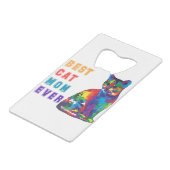 Best cat mère ever text multicolor cute cat lover (Dos Angle)