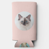 Best Cat Mom Ever Custom Text & 2 Photos Pink (Achterkant)