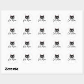 Best Cat Mom Ever Cute Funny Cat Lover Stickers (Vel)