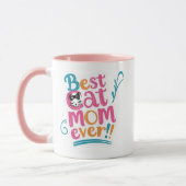 Best Cat Mom Ever Mug (Gauche)