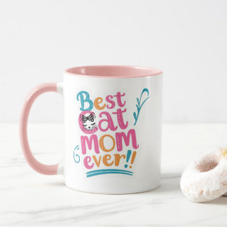 Best Cat Mom Ever Mug Mok