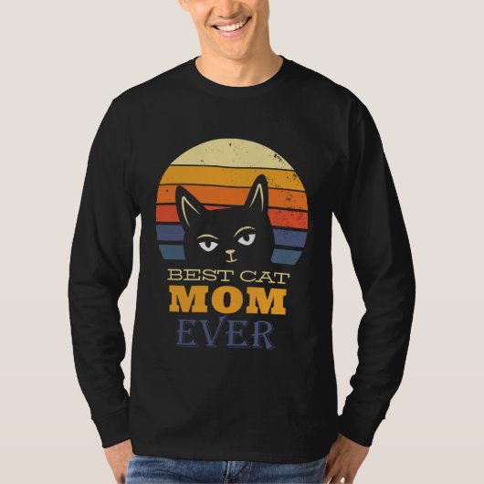 Best Cat mom Ever T-shirt (Voorkant)
