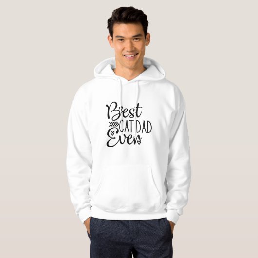 Best Cat Pap Ever Hoodie (Voorkant volledig)