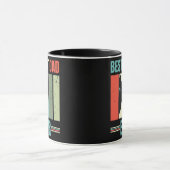 Best Cat Pap Ever Retro  grafische vader Mok (Midden)