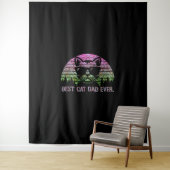 Best Cat Pap Ever Shirt Wandkleed (In situ)