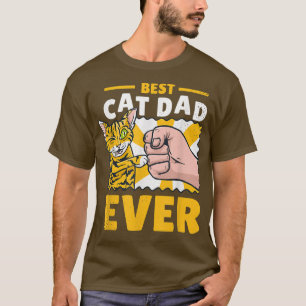 Best Cat Paw Fist Pap Vaderdag Cat T-shirt