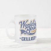 Best Cellist Music Gift ter wereld Matglas Koffiemok (Links)