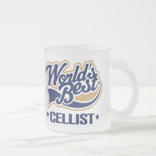 Best Cellist Music Gift ter wereld Matglas Koffiemok