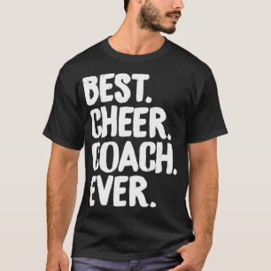 Best Cheer Coach Ever Cheerlead Squad Teacher F T-shirt