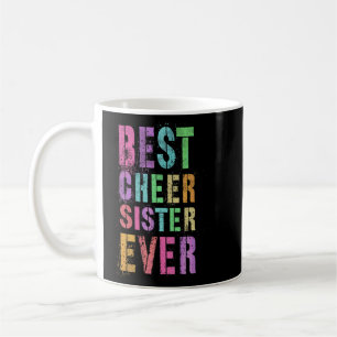Best Cheer Sister Ever Cheerlead Team Cheer Squ Koffiemok