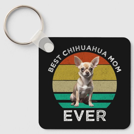 Best Chihuahua Mam Ever Sleutelhanger (Voorkant)