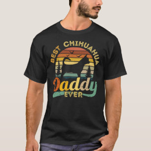 Best Chihuahua papa Ever Retro T-shirt