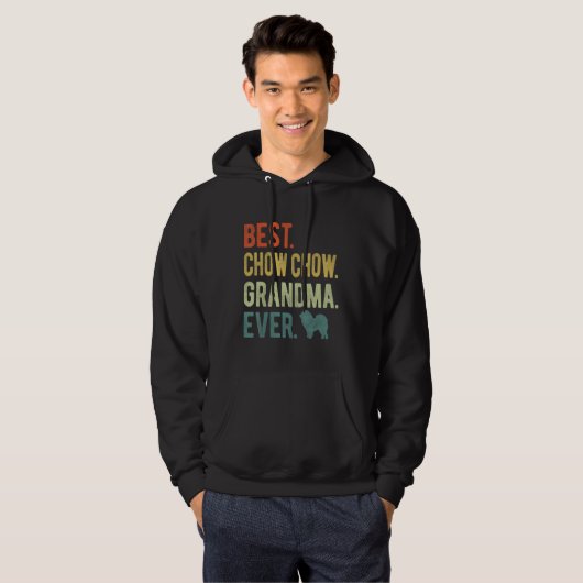 Best Chow Chow Grandma Ever Dog  Mother s Day Hoodie (Voorkant volledig)