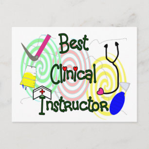 Best Clinical Instructor Nursing Gifts Briefkaart