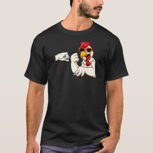Best Cluckin Pap Ever Mannen Animal Chicken Farmer T-shirt