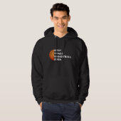 Best Coach Basketball Ever Hoodie (Voorkant volledig)