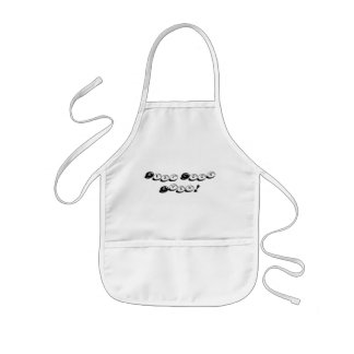 Best Cook Ever Funny Black and White Typography Kinder Schort