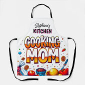 Best Cook Ever Mom's Kitchen Schort (Voorkant)