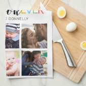 Best Cook Ever Photo Collage Kitchen Towels Theedoek (Quarter Fold)