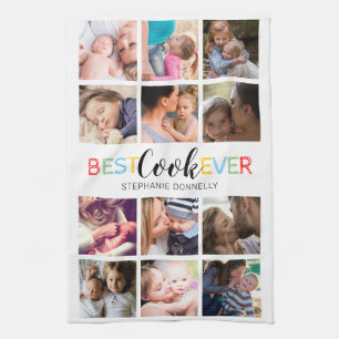 Best Cook Ever Photo Collage Kitchen Towels Theedoek