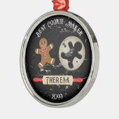 Best Cookie Maker Specialized Gingerbrood Metal Metalen Ornament (Links)