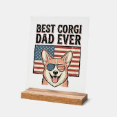 Best Corgi Dad Ever Patriotic Vintage Dog Shirt_1 (Angle)