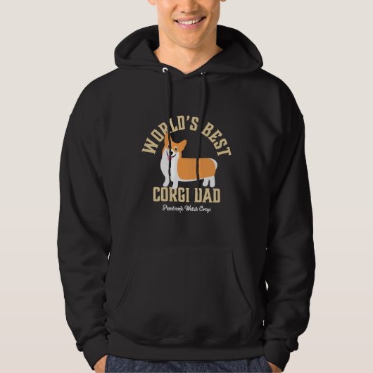 Best Corgi Dad Hoodie (Voorkant)